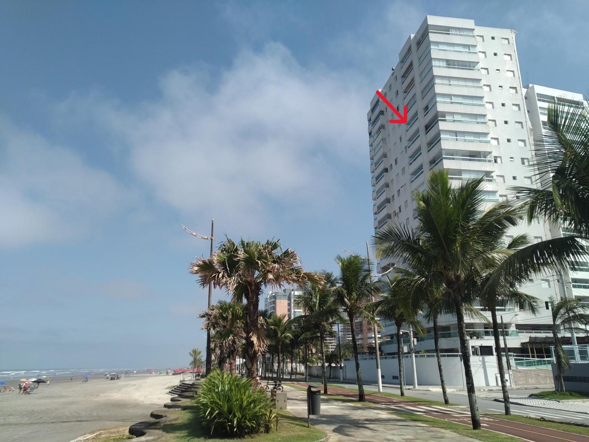 Apartamento Frente Mar Pe Na Areia プライア・グランデ エクステリア 写真